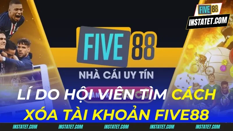 cách xóa tài khoản Five88